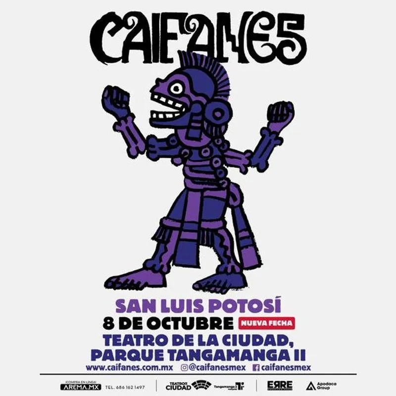 Caifanes regresa a San Luis Potosí: la leyenda del rock mexicano anuncia concierto en el Teatro de la Ciudad