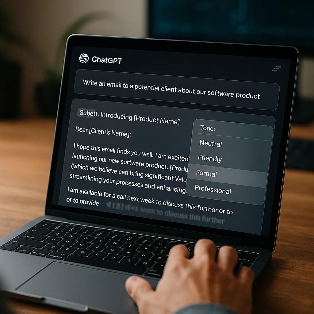 ChatGPT ya puede enviar correos electrónicos desde su versión web y así cambia la forma de trabajar de millones de usuarios