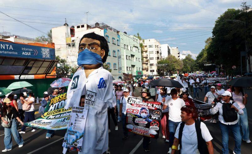 Trabajadores del IMSS convocan marcha este miércoles: saldrá de Siglo XXI a las 15:00
