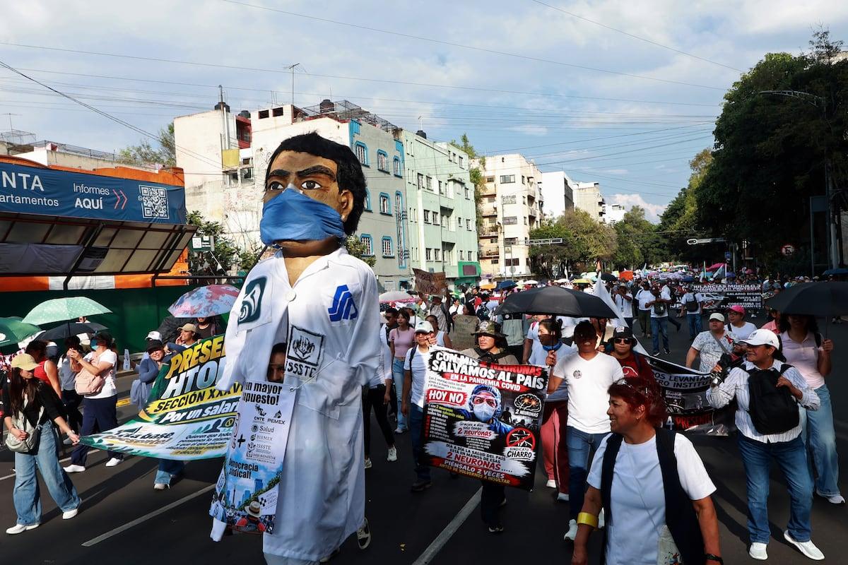Trabajadores del IMSS convocan marcha este miércoles: saldrá de Siglo XXI a las 15:00